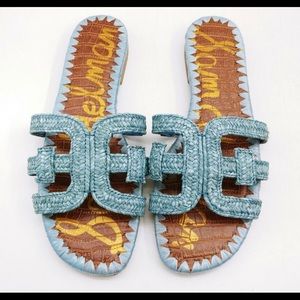 Sam Edelman Woman Beckie 2 Flat Slide Sandal 8 New